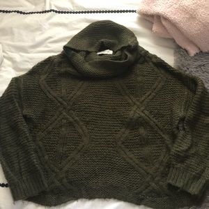 Kittenish size small green sweater